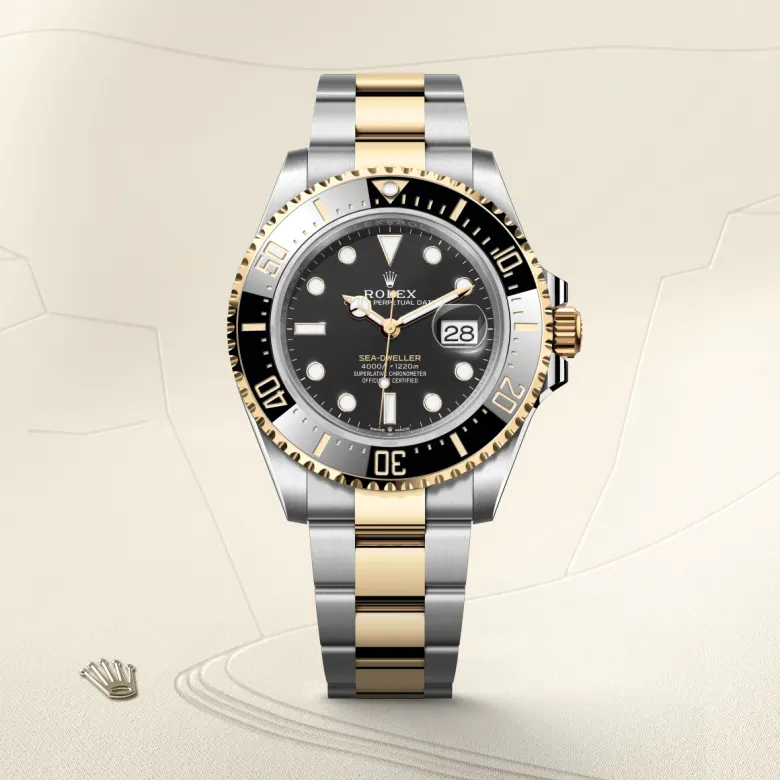 Rolex Sea-Dweller腕錶黃金鋼(蠔式鋼與黃金的組合)款,M126603-0001 - 慎昌鐘錶