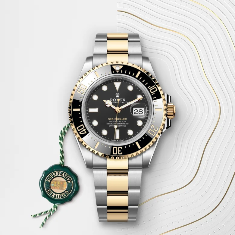 Rolex Sea-Dweller腕錶黃金鋼(蠔式鋼與黃金的組合)款,M126603-0001 - 慎昌鐘錶