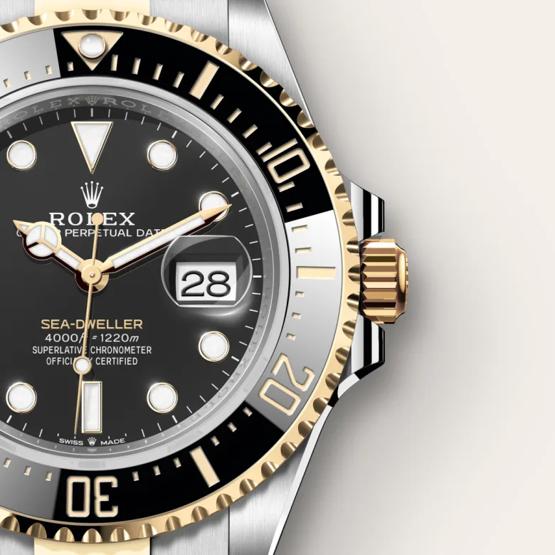 Rolex Sea-Dweller腕錶黃金鋼(蠔式鋼與黃金的組合)款,M126603-0001 - 慎昌鐘錶